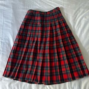 Petite Pendleton Tartan Midi Skirt - image 1